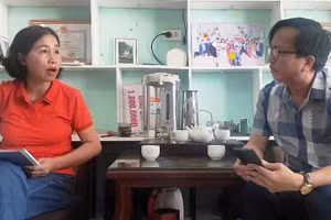 Bà Mai Thị Duyên giáo viên đã về hưu ở huyện Nga Sơn (Thanh Hóa) phản ánh sự việc với phóng viên Báo GD&TĐ.