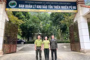 Ban quản lý Khu bảo tồn thiên nhiên Pù Hu, tỉnh Thanh Hóa.