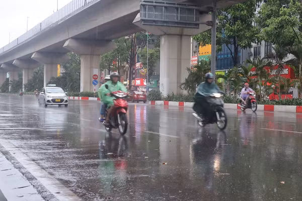 Bão Ragasa gây mưa lớn khu vực Bắc Bộ