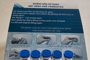 Sản phẩm probiotic của nhóm nghiên cứu.