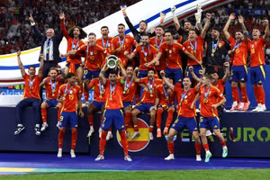 Đội tuyển Tây Ban Nha vô địch EURO 2024. Ảnh: INT.