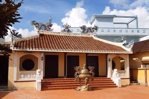 Nhà thờ Tiến sĩ Lê Thiện Trị tại thị trấn Nam Phước (Duy Xuyên, Quảng Nam).