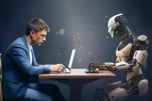 Nhà văn đừng lạm dụng để rồi bị lệ thuộc vào trí tuệ nhân tạo. Ảnh minh họa: ITN.