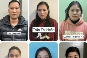 Một số bị can trong vụ án.