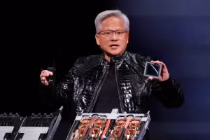 Jensen Huang - nhà sáng lập kiêm CEO của Nvidia. Ảnh: AFP