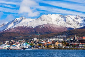 Thành phố Ushuaia, nơi vùng băng giá.