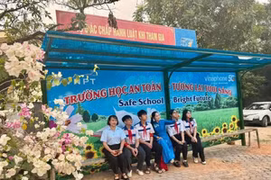 Trường THCS Lê Quý Đôn tạo dựng môi trường học đường an toàn.