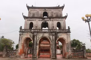 Chùa Nghĩa Xá bắt đầu xây dựng từ năm 1121.