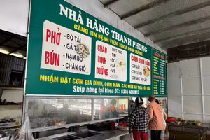 Bếp ăn của Bệnh viện Đa khoa huyện Quảng Xương.