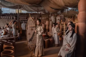 'GOm show' đánh dấu sự giao thoa giữa hai thế hệ nghệ sĩ của nhóm Đàn Đó.