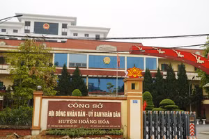 UBND huyện Hoằng Hóa. Ảnh: Thế Lượng