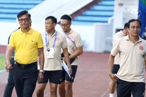 Câu lạc bộ Công an TPHCM quyết định chấm dứt hợp đồng với huấn luyện viên Lê Huỳnh Đức sau chuỗi trận kém cỏi của đội bóng. Ảnh: CAHCMFC.