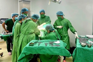 Bệnh nhân được mổ cấp cứu xử lý theo tổn thương, cân nhắc bảo tồn tử cung. Ảnh: BVCC