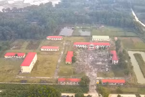 Trung tâm Dạy nghề, hướng nghiệp và giáo dục thường xuyên huyện Hương Khê được đầu tư xây dựng với mức 39,2 tỷ đồng. Ảnh: T.H