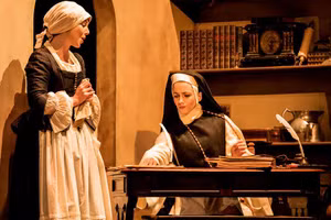 Dù bị khống chế và đàn áp bởi Giáo hội, sơ Juana vẫn đấu tranh cho quyền theo đuổi tri thức và nữ quyền suốt đời. Ảnh: Peoplesworld.org