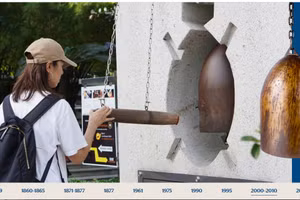 Du khách tham quan Bảo tàng Chứng tích Chiến tranh. Ảnh: Bảo tàng Chứng tích Chiến tranh