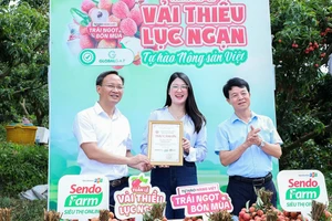 Ông Phạm Văn Thịnh (bìa trái) tham gia phiên livestream hôm 29/6.