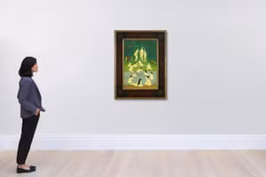 Tác phẩm 'Tắm suối' đạt 5,76 triệu HKD. Ảnh: Sotheby’s.