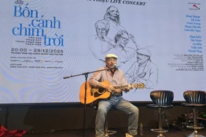 'Về đây bốn cánh chim trời' sẽ diễn ra vào ngày 28/12 tại Trung tâm Hội nghị Quốc gia Hà Nội. Ảnh: BTC