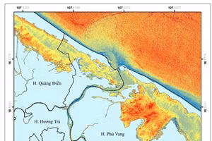 Phân bố hàm lượng Chl-a tính từ ảnh viễn thám.