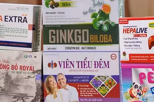 Công an xác định có hơn 900 nhãn hiệu thực phẩm chức năng bị làm giả. Ảnh: VTV