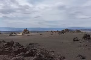 Những mộ cổ ở Tân Cương, Trung Quốc.