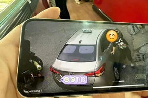 Camera ghi lại hình ảnh K. bỏ nhà và làm theo chỉ dẫn của các đối tượng lừa đảo. Ảnh: CA