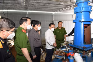 Lực lượng chức năng triệt phá thành công Chuyên án 199Đ thu giữ 1,4 tấn Ketamine cùng nhiều tài liệu liên quan.