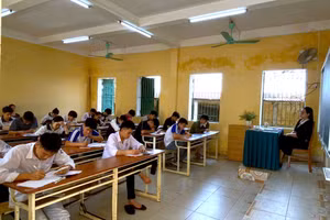 Sở GD&ĐT tỉnh Hưng Yên tổ chức hai đợt thi thử tốt nghiệp THPT vào cuối tháng 3 và đầu tháng 5.