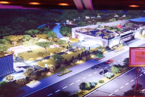 Ý tưởng thiết kế công viên di sản để phát huy giá trị di tích Vườn Chuối. Ảnh: Miên Thảo