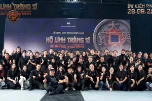 Dàn diễn viên và chuyên gia võ thuật hùng hậu sẽ đem đến cho bộ phim những pha hành động mãn nhãn. Ảnh: ĐPCC