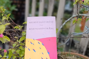 Tập thơ 'Bài hát ngày trở về' của tác giả Bình Nguyên Trang được NXB Văn học ấn hành. Ảnh: Lam Khuê.