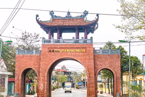 Làng Hương Ngải - quê hương Hoàng giáp Nguyễn Đăng Huân.