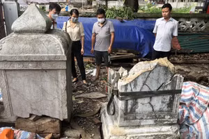 Vụ bia đá chùa Thổ Hà (Bắc Giang) bị vỡ thành nhiều mảnh là bài học rất lớn trong việc thi công, tu bổ di tích.