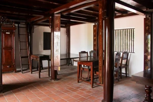 Ngọa Du Sào trong khuôn viên trường Dục Thanh ở Phan Thiết, do nhà thơ Nguyễn Thông xây dựng để có nơi làm thơ, đọc sách. Ảnh: INT