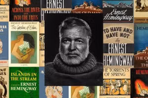 Văn chương Ernest Hemingway tràn ngập tinh thần tự lực. Ảnh: Lithub.com