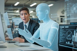 Một số nhà nghiên cứu cũng cho biết, AI có thể sẽ tự động hóa một số nhiệm vụ nhất định. Ảnh: INT