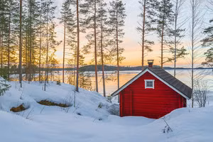 Ở Thụy Điển, hòa mình vào thiên nhiên là phương pháp ngủ truyền thống vẫn thịnh hành. Ảnh: Bbc.com