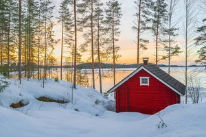Ở Thụy Điển, hòa mình vào thiên nhiên là phương pháp ngủ truyền thống vẫn thịnh hành. Ảnh: Bbc.com
