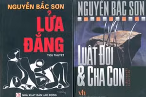 Hai trong số những tiểu thuyết thế sự - đời tư của nhà văn Nguyễn Bắc Sơn. Ảnh: NVCC