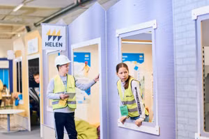 Mô hình làng doanh nghiệp giúp trẻ em Phần Lan học về kiến thức tài chính.