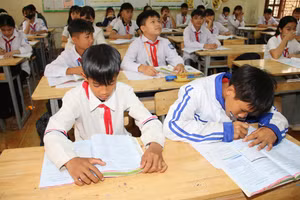 Nhờ làm tốt công tác tuyên truyền, học sinh hiểu rõ hơn về tác hại của thuốc lá. Ảnh: ITN