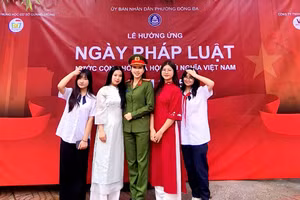 Hoạt động tuyên truyền pháp luật góp phần hình thành ý thức công dân và văn hóa pháp luật ngay từ ghế nhà trường.