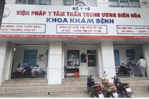 Cơ quan chức năng khởi tố nhiều lãnh đạo, nhân viên Viện Pháp y tâm thần Trung ương Biên Hòa.