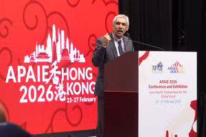 Giáo sư Venky Shankararaman tại APAIE 2026.