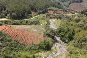 Dự án Thủy điện Đăk Pru 3 chậm tiến độ do vướng mắc về công tác giải phóng mặt bằng, tái định canh.