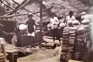 Làng gốm Cẩm Trang (Mai Hoa, Hà Tĩnh). Ảnh tư liệu.