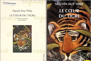 Bìa cuốn 'Trái tim hổ' được ra mắt ở Pháp vào năm 1993.