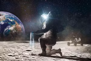 Lớp đất bụi trên cùng trên Mặt trăng có thể trở thành vật liệu để hỗ trợ sự sống, tạo ra năng lượng và xây dựng.