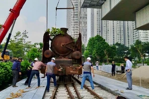 Dự kiến trưng bày đầu tàu hơi nước 141-179 sẽ diễn ra vào thời điểm kỷ niệm Ngày Giải phóng Thủ đô (10/10).